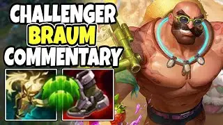 CHALLENGER support shows how to use BRAUM as a COUNTERPICK | Braum support | 13.24 League of Legends