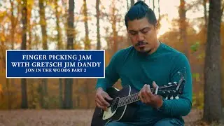 Finger picking Jam with Gretsch Jim Dandy | Jon in the Woods Part 2