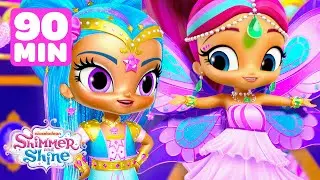 Shimmer and Shine Get Magical Stardust Hair & Butterfly Wings! 🦋 | Compilation | Shimmer and Shine