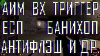 БЕСПАЛЕВНЫЙ ЧИТ ДЛЯ CS 1 6 ПРИВАТ АИМ WH ESP TRIGGER 2018