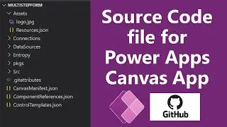 Source Code File for Power Apps Canvas App