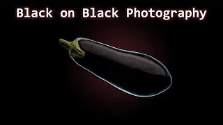 How to photograph dark subject on a black background