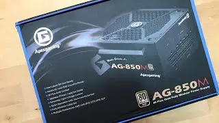 UNBOXING APEXGAMING 850 Watts FULLY MODULAR PSU