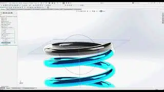 Создание пружины в Solidworks уравнениями с возможностью деформации в сборке