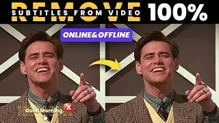 How to remove sutitles from a video Online & Offline | Without Encoded | 2024Tutorial