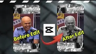 TUTORIAL EDIT VIDEO HITAM PUTIH SEPERTI FILM KOMEDI - CAPCUT TUTORIAL