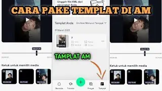 CARA PAKAI TEMPLATE DI APK ALIGHT MOTION || Downld apk am