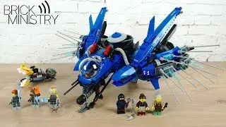 Обзор LEGO 70614 The LEGO Ninjago Movie ● Ниндзяго Самолёт молния Джея