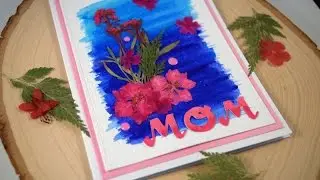 Mother's Day Card featuring Pressed Flowers sponsored by Greetings of Grace