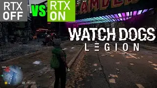 Watch Dogs Legion: Ray Tracing On ( DLSS ) vs Off ( TAA )