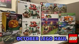 My October LEGO Haul | Amazing Discounts and Sales | Star Wars, Mario, Bricklink, Minecraft