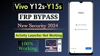 Vivo Y12s-Y15s FRP Bypass | New Security Update 2024 | No Need for Computer | Tested Solution