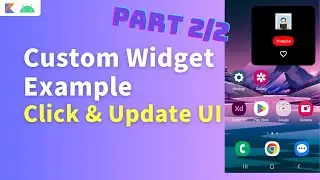 android custom widget | android custom widgets | android custom widget example | kotlin widget | 2