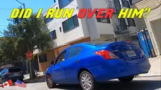 HIT AND RUN DRIVER GETS CHASED BY A CYCLIST