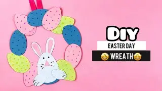 Easter Egg Wreath - Easy DIY Craft