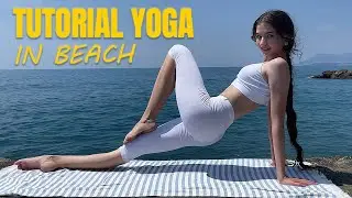 DANA TARANOVA  YOGA | TUTORIAL YOGA IN BEACH
