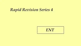 ENT Rapid Revision Series 4