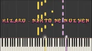 KIZARU - NIKTO NE NUZHEN - кавер на пианино (piano cover) | урок