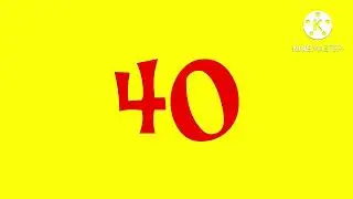 Kinetic Numbers 60 to 0 in Fonts Edition