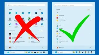 Have Windows Show All Apps Instead of Pinned & Recommended When You Click on the Start Button