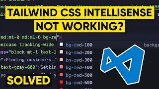 Tailwind CSS Autocomplete NOT WORKING (watch this) | Tailwind CSS Intellisense VS Code