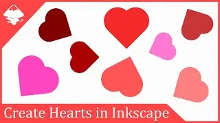 Inkscape for Beginners: How to Draw Hearts
