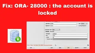 FIX: ORA-28000: the account is locked | Oracle SQL Tutorial for beginners | Techie Creators