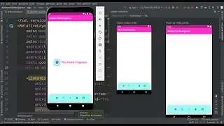 bottom navigation bar in android /kotlin android how to  custom bottom navigation