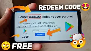 100% Free💥Google Play Redeem Codes || Free Redeem Codes 2021