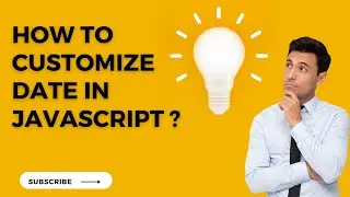 DATE CUSTOMIZATION | HOW TO CUSTOMIZE DATE IN JAVASCRIPT | #javascript  | #javascript_project |Hindi