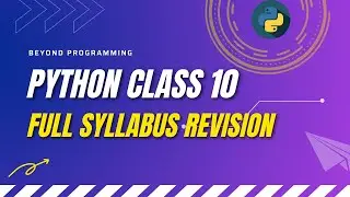 Class 9 & 10 Python Complete Syllabus 1 Shot