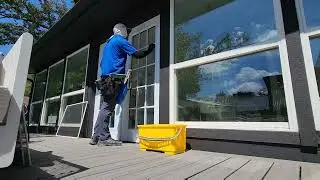 Rustling Sounds at Work | ASMR Window Cleaning