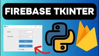 Authentication Login SignUp Form - Firebase with Python Lesson 4