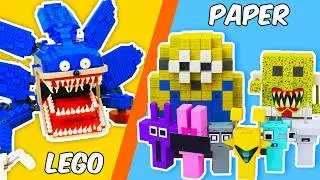 Creepy LEGO vs. Magnetic Minecraft Blocks in Real Life...