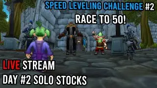 Speed Leveling 1-50!!! | Goal is 50 In Less Than 24 Hours Played | KallTorak Wild Growth NA