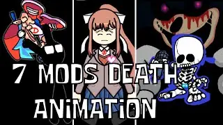 FNF: 7 MODS DEATH ANIMATION █ Friday Night Funkin – mods █