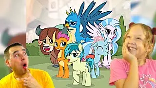 МОЙ МАЛЕНЬКИЙ ПОНИ: Мини Пони ПОБЕДИ МАСТЕРОВ! Папа и Дочка попали в My Little Pony