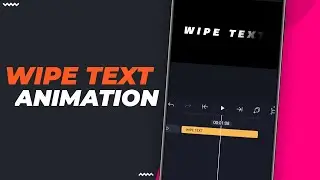 Wipe Text Effect in Alight Motion | Wipe text Animation Video Editing Tutorial |