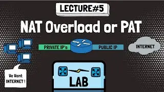 Cisco NAT Overload or PAT LAB || NAT Beginner's Series || LECTURE#5