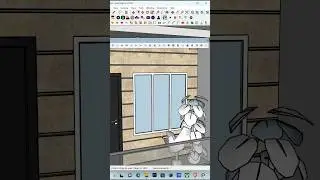 Easiest method to create window inside Sketchup with 1001bit tool 