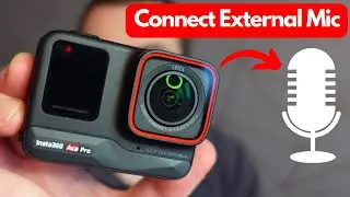 How to CONNECT any MICROPHONE to Insta360 ACE | ACE PRO