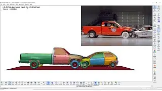 LS-DYNA TUTORIAL 16: Car Collision - Hatchback vs Pickup Truck