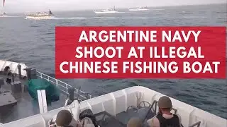 Argentine Navy shoot at illegal Chinese fishing boat