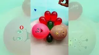 Compilation ASMR Various Water Colors | Happy Smiling Balloon Pop Reverse