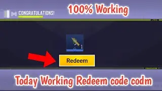 Today Working Redeem code codm 2024 | Call Of duty Mobile Redeem code | cod Mobile Redeem code 2024