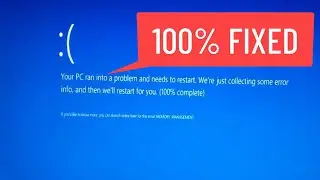 Your device ran into a problem and needs to restart - Windows 11/10/8/7 - Blue Screen Error Fix