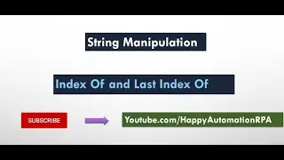 StringManipulation - IndexOf and LastIndexOf