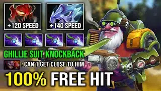 UNLIMITED KNOCKBACK 100% Free Hit Max Attack Speed Ghillie Suit Mana Burn Sniper Dota 2