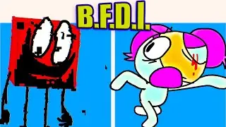 Friday Night Funkin Battle for Corrupted Island B.F.D.I.  | FNF Mod Learning with Pibby