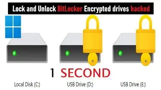 Lock and Unlock multiple BitLocker drives instantly in 1 SECOND. I wish I had been told this earlier